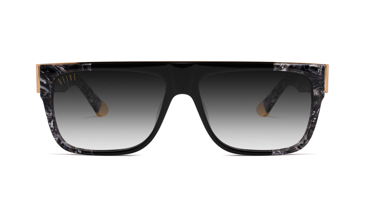 The 9FIVE 22 Black & White Onyx - Gradient Sunglasses 9FIVE